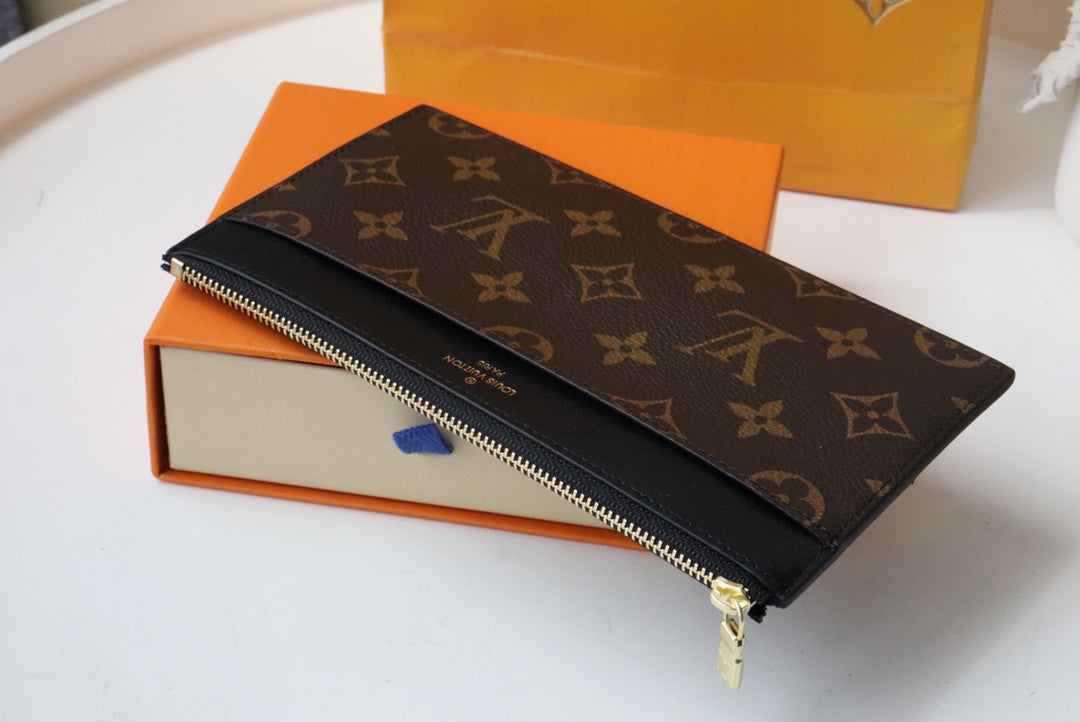 LOUIS VUITTON LV SLIM PURSE MONOGRAM CANVAS 20CM