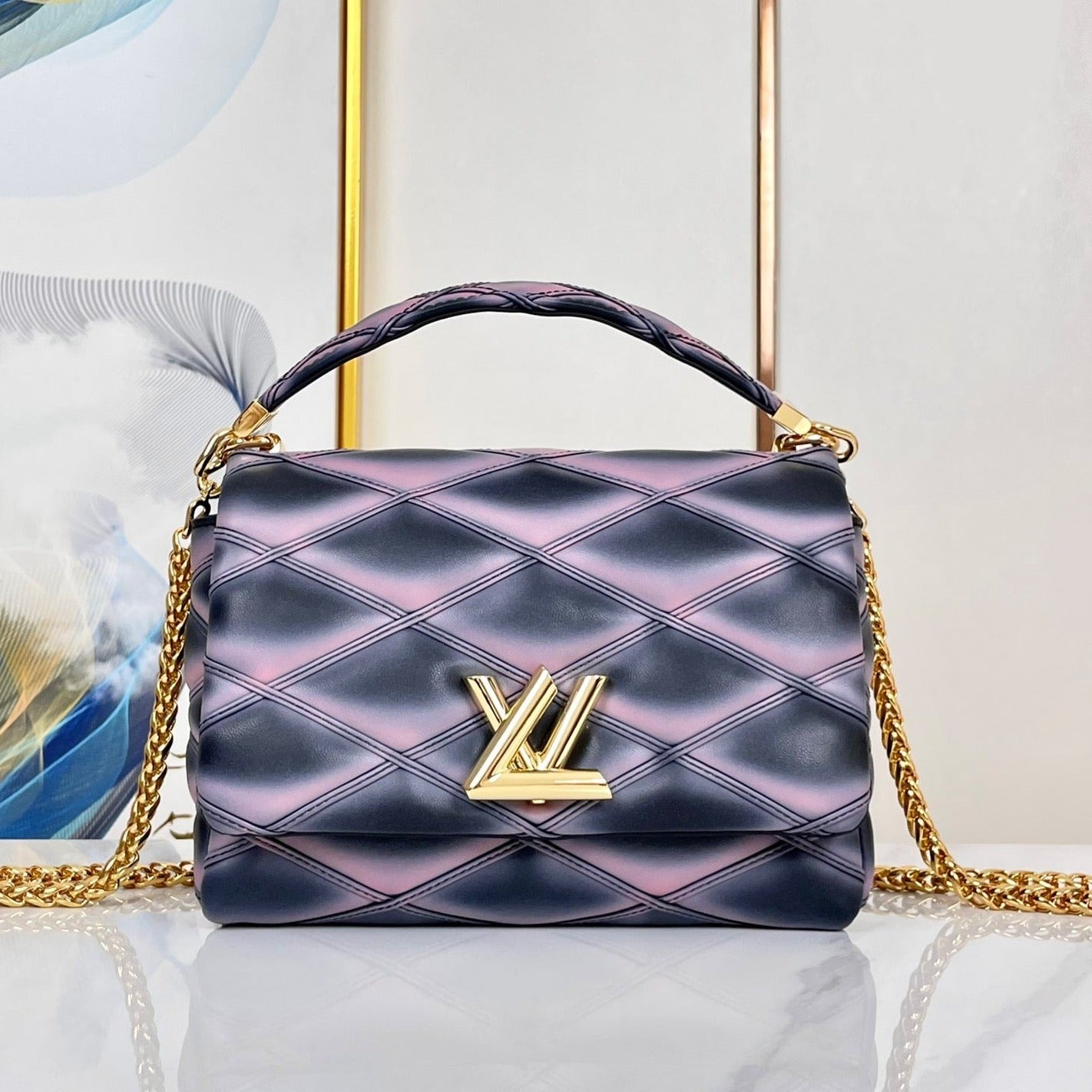 LOUIS VUITTON GO-14 MM 23 BLACK PINK
