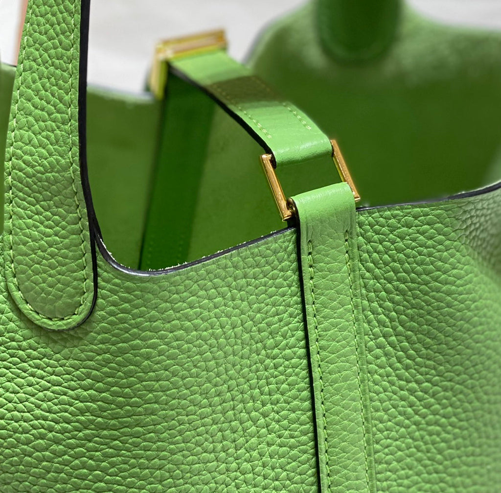 HERMES picotin lock 22 green togo ghw
