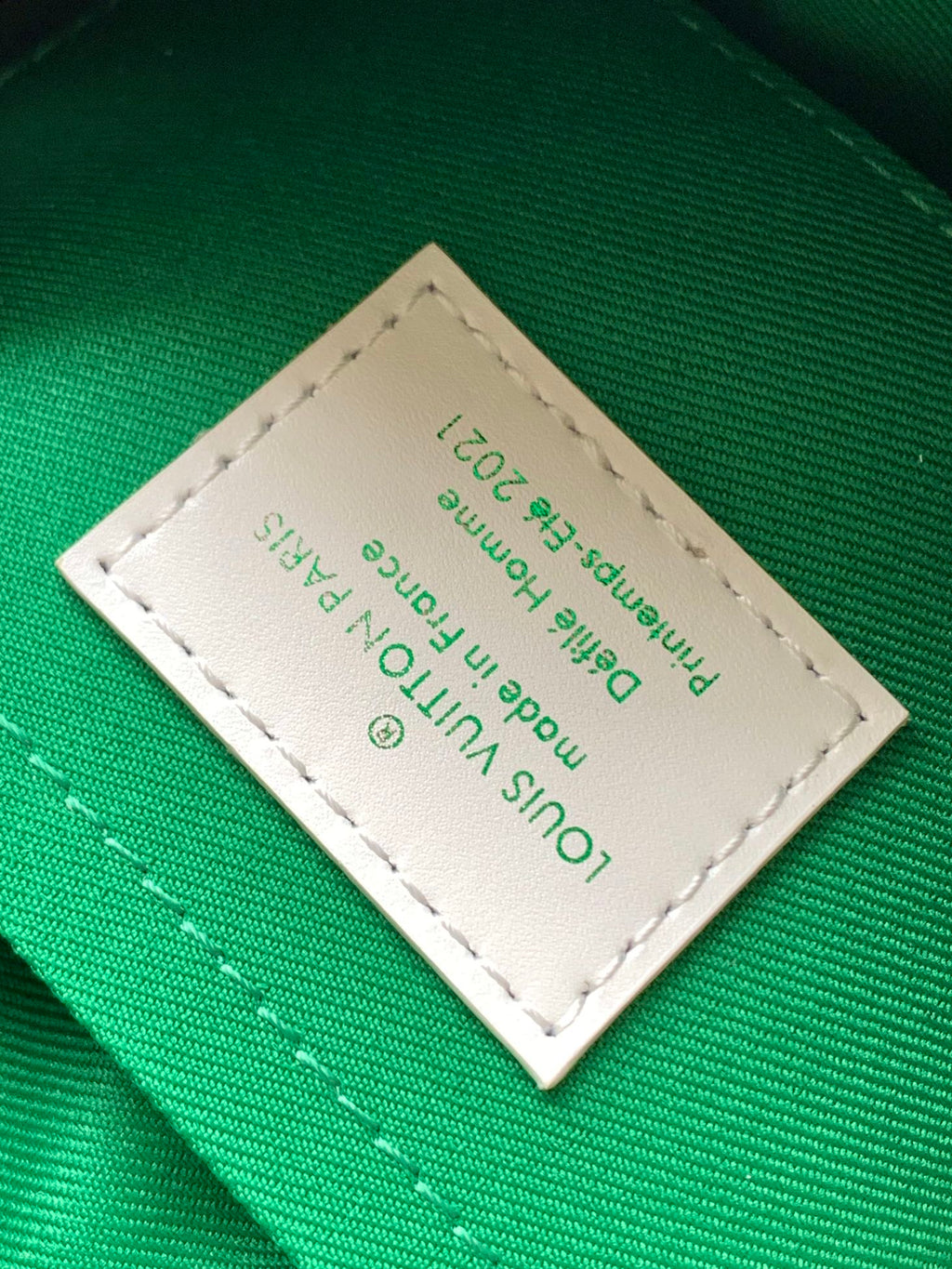 LOUIS VUITTON LV 25S MINI SOFT TRUNK BAG 18 IN FOREST GREEN CALFSKIN SILVER HARDWARE