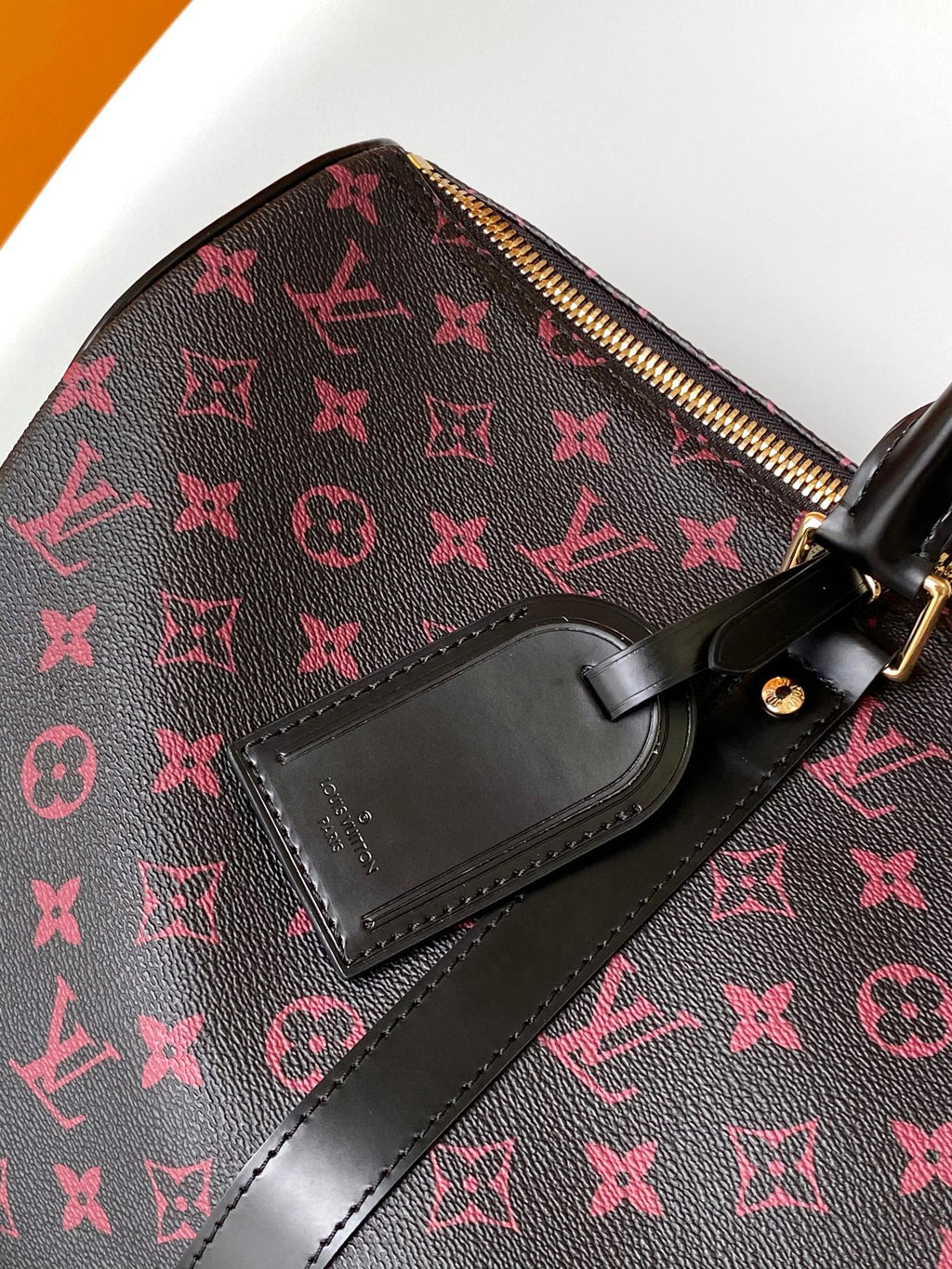 LOUIS VUITTON KEEPALL BANDOULIÈRE 45 IN BLACK MONOGRAM TOMETTE CANVAS